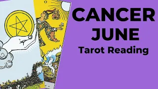 Cancer: Murky Energies Disappear And Money Now Flows! 💛 June 2024 Monthly Tarot Reading