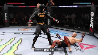 Batman vs. Frank Chan (EA Sports UFC 2) - Crazy UFC 👊🤪