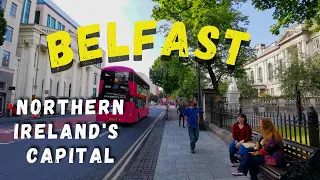 Belfast | UK | Walking Tour | Northern Ireland's Capital | 4K 60fps UHD