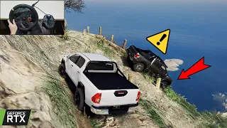 GTA 5 - 2023 Toyota Hilux Off-road with The Rock's Ford F-150 Raptor