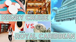 Disney Cruise vs. Royal Caribbean Cruise: Top 5 Difference from Our 2021 Sailings Experience