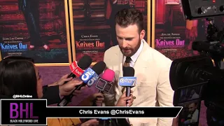 Chris Evans on his amazing Knives Out ensemble