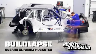 Buildlapse: Subaru GL Family Huckster for Gymkhana 2022