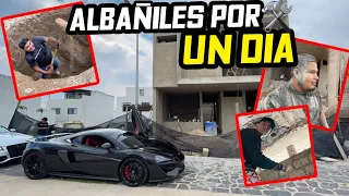 NOS CONVERTIMOS TODO EL TEAM EN ALBAÑILES POR UN DÍA.. salió muy mal | ManuelRivera11