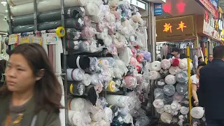 World's Largest Fabrics Wholesale Market in China Fabrics Market Home Textile Curtain Cloth Material