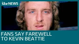 Ipswich Town fans say goodbye to legend Kevin Beattie  | ITV News