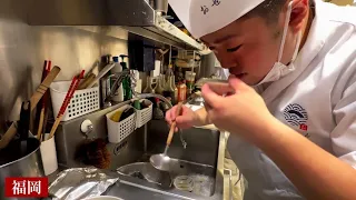 [Fukuoka] Unique sushi and tempura restaurant