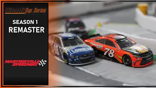 NASCAR Stop-Motion: Miscraft Cup Series // S1 R1 // Martinsville [REMASTER]