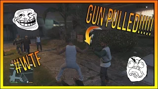 SELLING KNIVES IN THE HOOD PRANK GONE WRONG... [GUN PULLED/SHOT/FUNNY REACTIONS]-GTA5