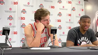 Ohio State's Joey Brunk, EJ Liddell on Buckeyes' win vs. Michigan State