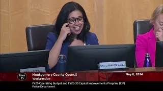 Councilmember Natali Fani-González’s Remarks on the Police Department in the FY25 OB and FY25-30 CIP