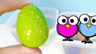 ЭКСПЕРИМЕНТ! 5 ДНЕЙ ВЫРАЩИВАЮ ПТИЦ ИЗ ЯИЦ! Сюрпризы Eggy Animals Birds от Сбабам