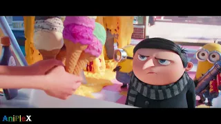 Mini Gru teases the gymmers with Ice-cream | Minions- Rise of Gru Movie scene