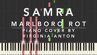 Marlboro Rot Samra Piano Tutorial Instrumental Cover