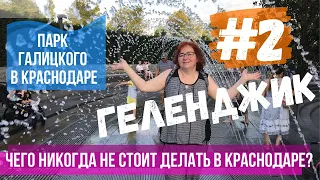 Краснодар парк Галицкого вечером // Чего никогда не стоит делать в Краснодаре