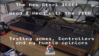 The New Atari 2600+ Head 2 Head with the Atari 7800 -