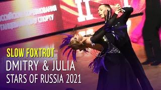 Slow Foxtrot = Dmitry Portnov & Julia Varfolomeeva = Stars of Russia 2021 Ballroom