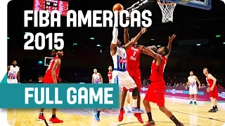 Puerto Rico v Canada - Group B - Full Game - 2015 Fiba Americas   Championship