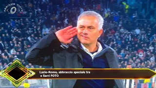 Lazio-Roma, abbraccio speciale tra  e Sarri FOTO