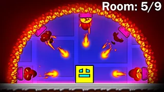 8 YouTubers VS 1 Boss in Geometry Dash 2.2