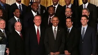 President Obama Honors the 2013 NBA Champion Miami Heat