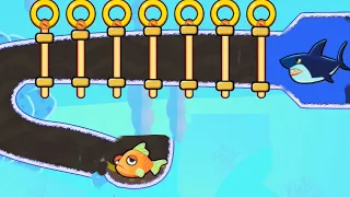save the fish / pull the pin updated level save fish game pull the pin android game / mobile game