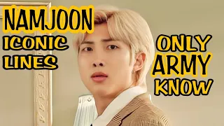 BTS Namjoon Iconic Lines Only ARMY Know