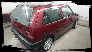 repairing and respraying a fiat Uno turbo. #fiatuno #fiat #turbo #retro #wheelrepair  #classic #uno