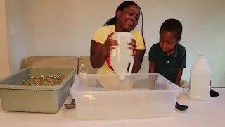 OVER 10,000 Orbeez in 2 GALLONS of Slime!!!