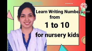 Writing numbers from 1 to 10