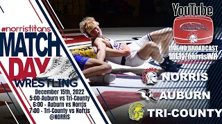 Norris Wrestling, Norris, Auburn, Tri-County Triangular - 12-15-2022