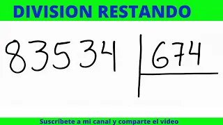 DIVISIÓN DE TRES CIFRAS RESTANDO CON LAS DOS PRUEBAS LA EXCLUSIÓN DEL NUEVE Y LA MULTIPLICACIÓN