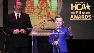 BELFAST's Jude Hill Accepts Newcomer Award  | 5th HCA Film Awards (2022)