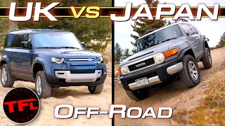 New Defender vs. FJ Cruiser vs. Tombstone Hill: Does Japanese Reliability Trump British Tech?