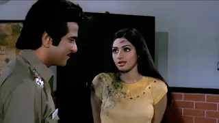 Tumse Milke Police Walo Ke Liye Meri Izzat Bad Gayi Hai - Sridevi Best Movie Scene - Jeetendra