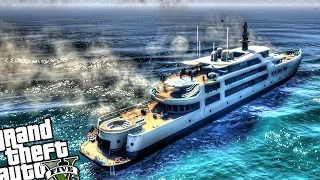 Yacht on Fire - GTA 5 PC MOD