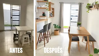 TRANSFORMACIÓN INCREÍBLE EN CASA INFONAVIT | makeover #decoración #casainfonavit