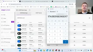 Passive income with XRPL AMM, how it works. 14% per month on xpmarket.com my review after first day.