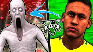 SCP 096 no NEYMAR CHALLENGE no GTA 5 ! DESAFIO do NEYMAR CAINDO (GTA V)