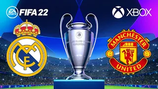 FIFA 22 - REAL MADRID vs MANCHESTER UNITED - UEFA Champions League Final Match - Gameplay - HD
