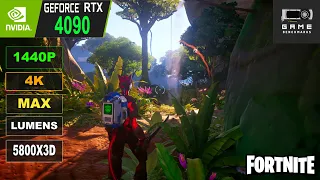 Pushing 600 FPS In Fortnite With The RTX 4090 | 4K | 1440P | 1080P
