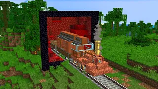 Create Mod Trains + Immersive Portals Mod