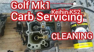 GOLF MK1.HOW TO SERVICE & CLEAN A CARBURETOR.KEIHIN KS2#carburetor #golfmk1 #vwgolf #vwfox #golfmk2