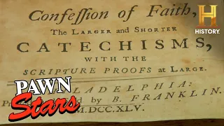 Pawn Stars: Rare Ben Franklin Book is a COMPLETE Mess (Season 4)