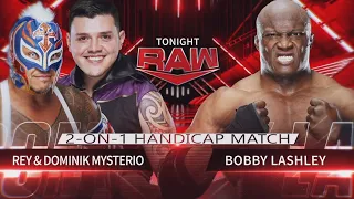 Bobby Lashley vs The Mysterios (1-on-2 Handicap - Full Match)