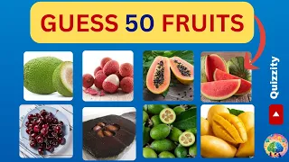 Guess the Fruit in 3 Seconds 🍍🍓🍌 | 50 Different Types of Fruit |Guess The Fruit Quiz