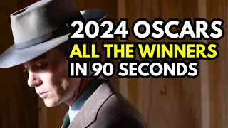 2024 OSCARS: All the Winners in 90 Seconds | Academy Awards