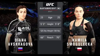 Diana Avsaragova vs Kamila Smogulecka - UFC 4