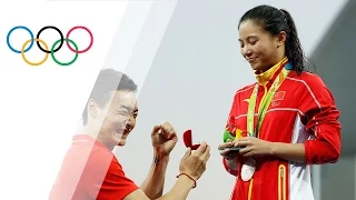 Chinese diver He Zi gets marriage proposal after taking silver