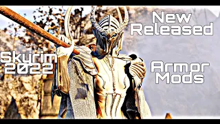 New Armor Mods Released 2022 So Far Skyrim SE PC Xbox Part 1